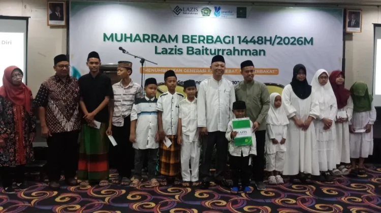 Muharam Berbagi Lazis Baiturahman, Bangkitkan Semangat Anak Yatim Piatu