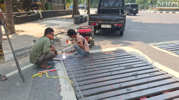Penanganan Grill Jalan Pahlawan, Grating Baru Tiba 20 Juli