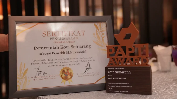 Semarang Kalahkan Tiga Daerah, Sabet Penghargaan Kota Terandal 2026