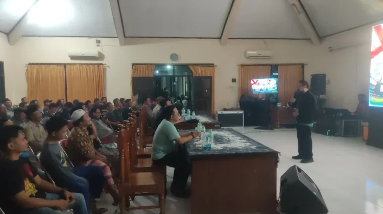 Nobar Piala Dunia di Kendal Makin Meriah, Jamal Mirdad Ikut Hibur Warga