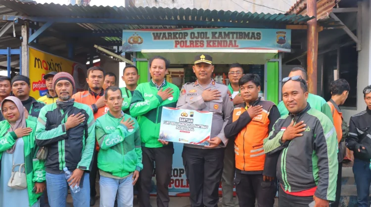 Polres Kendal Gandeng Ojol,Perkuat Kamtibmas