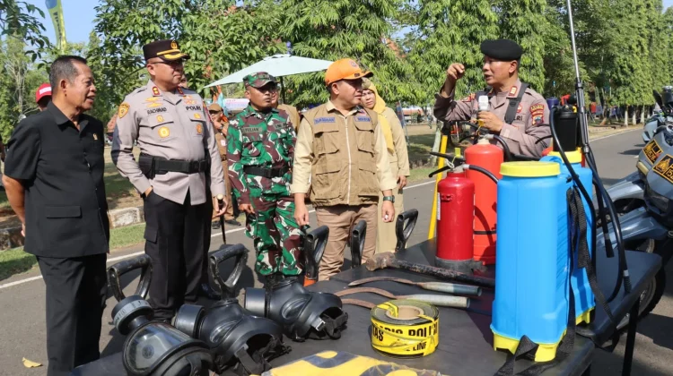 Hadapi Bencana Musim Kemarau, Pemkab Pekalongan Siagakan Ratusan Personel