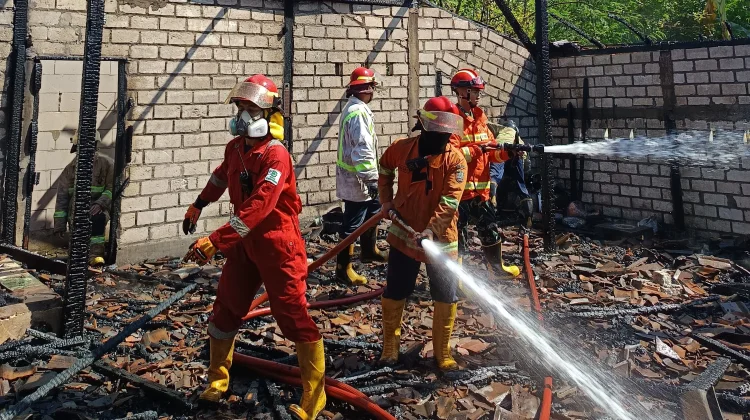 Rumah Lansia di Pamotan Rembang Terbakar, Kerugian Capai Rp100 juta