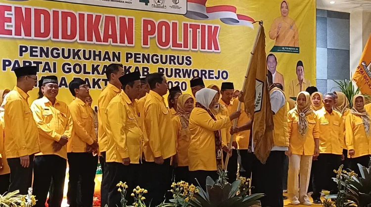 DPD Golkar Purworejo Kukuhkan Pengurus Baru 2025-2030, Target Raih 11 Kursi