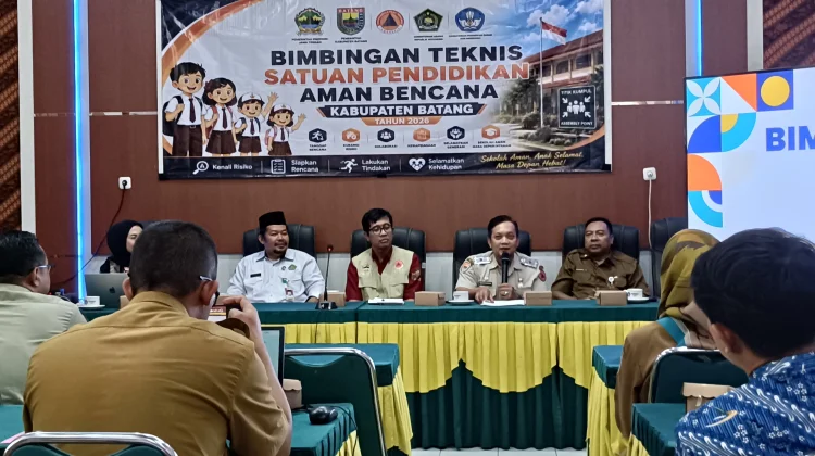 BPBD Jateng Latih 50 Sekolah di Batang Jadi Satuan Pendidikan Aman Bencana