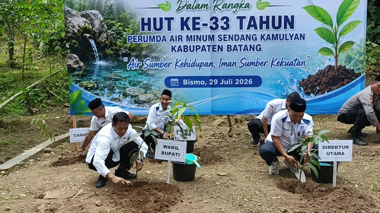 Regenerasi Mata Air Bismo, PUDAM Batang Intensifkan Penanaman Pohon