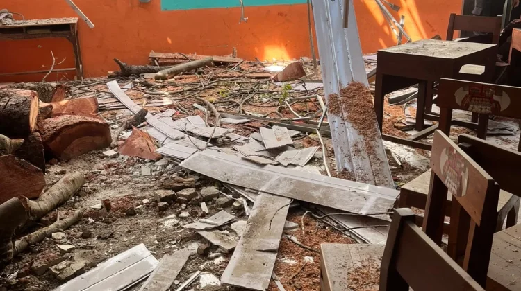 Ruang Kelas SDN Sendangmulyo 3 Tertimpa Pohon, Proses Belajar Tetap Berjalan