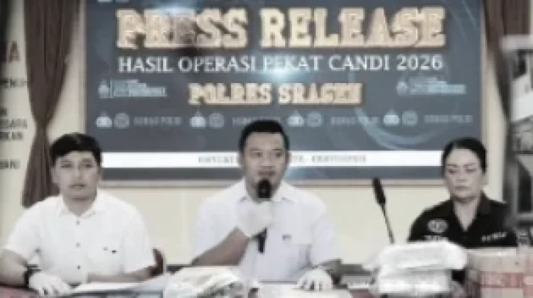 Polres Sragen Sita Ribuan Obat Berbahaya dan Sabu, Lima Tersangka Diamankan