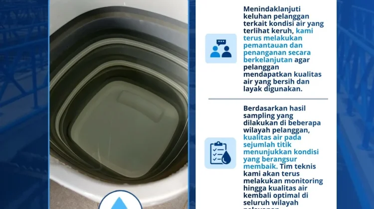 Halo RRI: Pelanggan di Pedurungan Keluhkan Air Keruh, PDAM Ungkap Penyebabnya