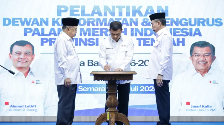 Jateng Disebut ‘Minimarket’ Bencana, Luthfi Minta PMI Perkuat Respons Cepat
