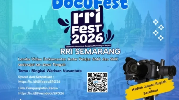 RRI Semarang Gelar DocuFest 2026, Ajak Pelajar Lestarikan Warisan Nusantara