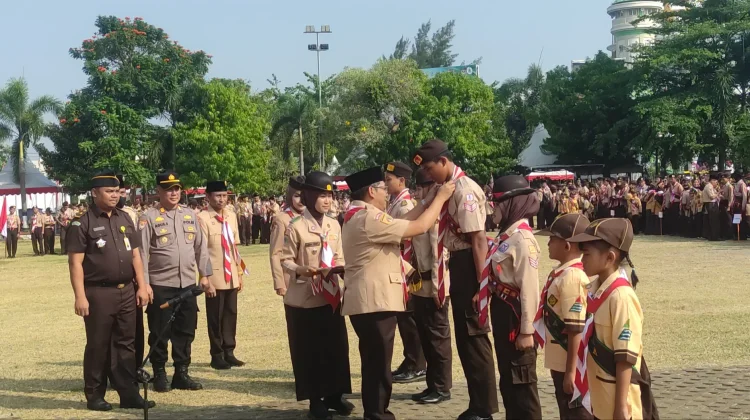 GP Kwartir Cabang Kendal Lantik 2.503 Pramuka Garuda