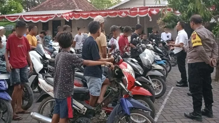 Polres Kudus Amankan 30 Motor Diduga untuk Balap Liar