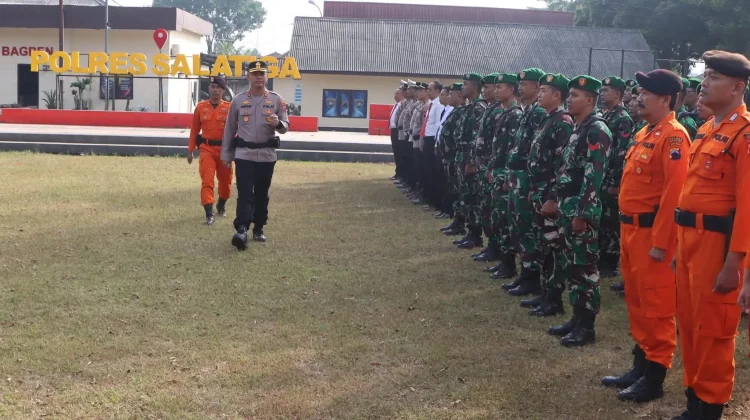 Antisipasi Karhutla di Musim Kemarau, Polres Salatiga Siagakan Personel Gabungan