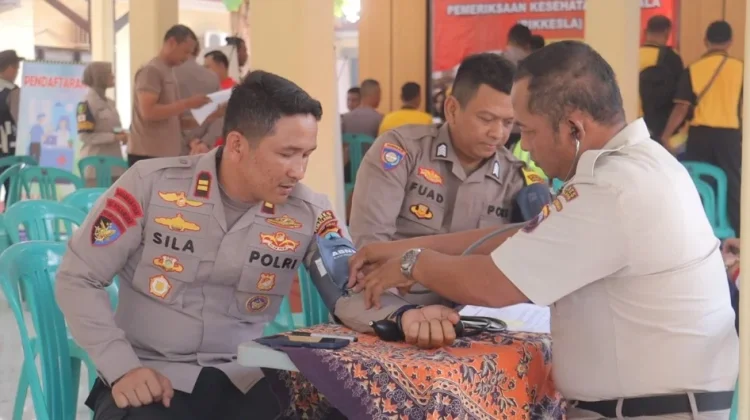 Pemeriksaan Kesehatan Berkala, Polres Pemalang Pastikan Personel Tetap Prima