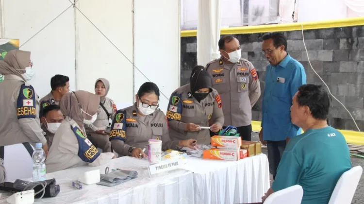 Biddokkes Polda Jateng Gencarkan Deteksi Dini TB Paru Melalui Bakti Indonesia IV