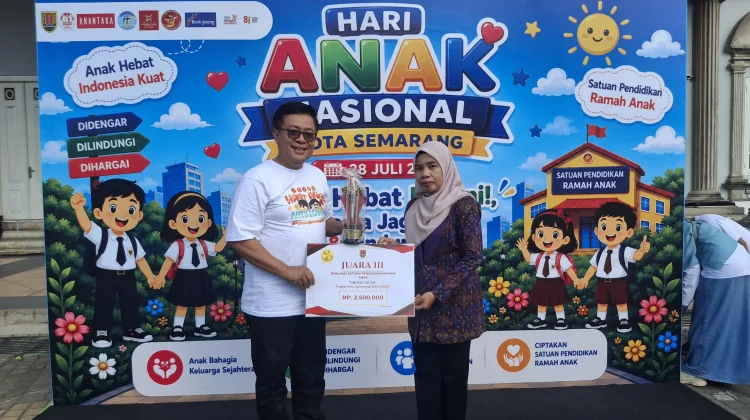 Bangun Budaya Ramah Anak, SDN Lamper Kidul 02 Semarang Raih Penghargaan