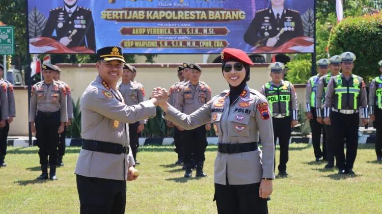AKBP Veronica Lepas Jabatan, Kombes Pol Warsono Pimpin Polresta Batang