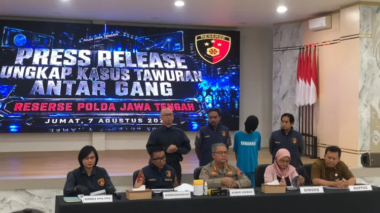 Bom Molotov Warnai Tawuran Remaja di Mangkang Kota Semarang, 4 Tersangka Ditahan