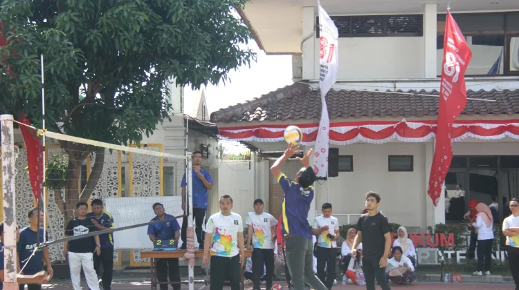 Kemenkum Jateng Borong Juara Bola Voli di Hari Pengayoman