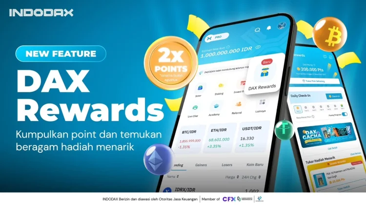 Indodax Perkuat Loyalitas Pengguna Lewat Fitur Gamifikasi DAX Rewards