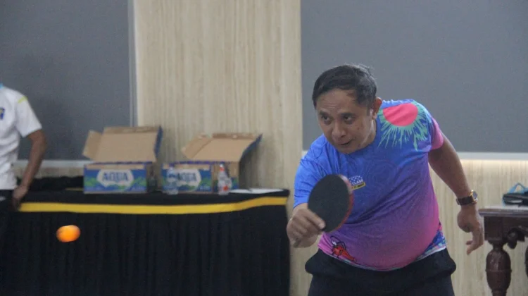 Hari Pengayoman ke-81, Kemenkum Jateng Sapu Bersih Juara Tenis Meja