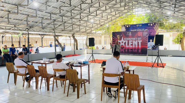 Warga Binaan Lapas Semarang Unjuk Bakat Bernyanyi lewat Kedungpane’s Got Talent