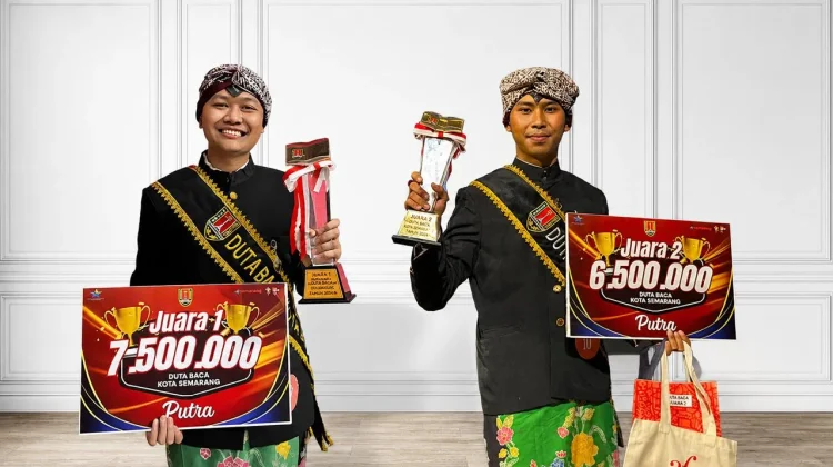 Dua Mahasiswa Unissula Borong Juara Kompetisi Duta Baca Kota Semarang