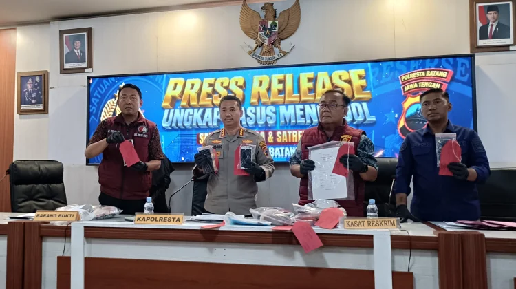 Polresta Batang Amankan Pelaku Tindak Pemerasan Bermodus Konten Pribadi