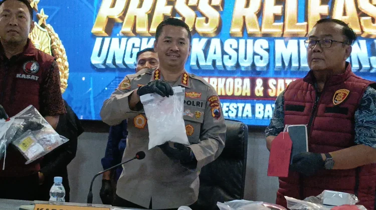 Polresta Batang Berhasil Amankan Pengedar Sabu 779 Gram
