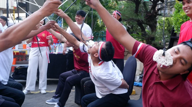Semarakkan HUT ke-81 Kemerdekaan RI,Hotel Ciputra Semarang Gelar Fun Walk