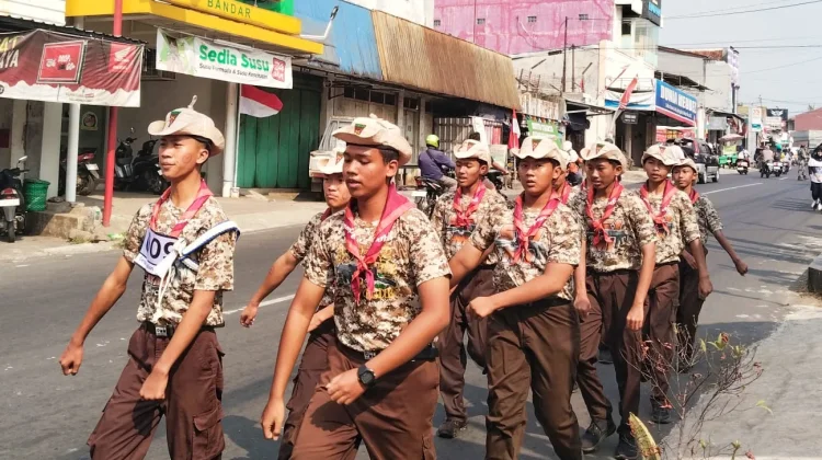 Langkah Patriotik dari Bandar, Pelajar Semarakkan HUT ke-81 RI