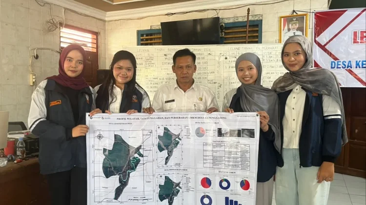 Mahasiswa KKN Undip Petakan Potensi UMKM dan Tata Guna Lahan Desa Kedunggading