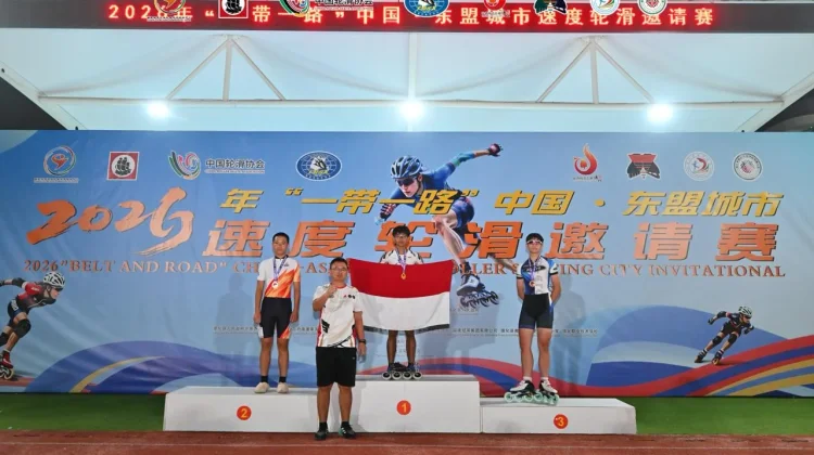 Kado HUT ke-81 RI, Kontingen Sepatu Roda Indonesia Ukir Prestasi Gemilang di Cina