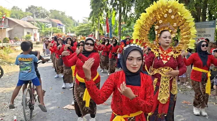 Karnaval Budaya Desa Kesesi, 750 Warga Tunjukkan Kekompakan di HUT ke-81 RI