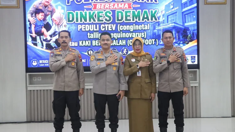 Polres Demak Perkuat Deteksi Dini Kaki Bermasalah pada Anak