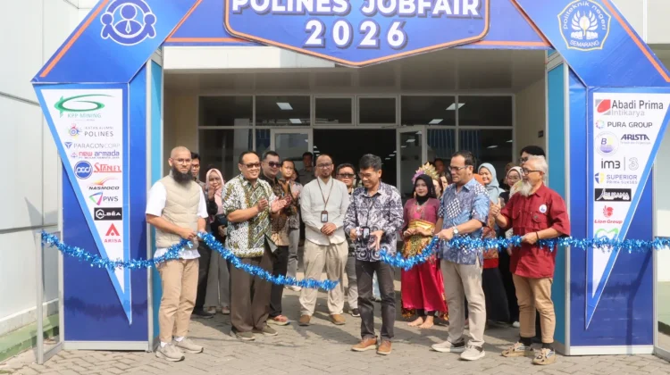 Direktur Polines Buka Job Fair 2026, 19 Perusahaan Hadirkan Peluang Kerja