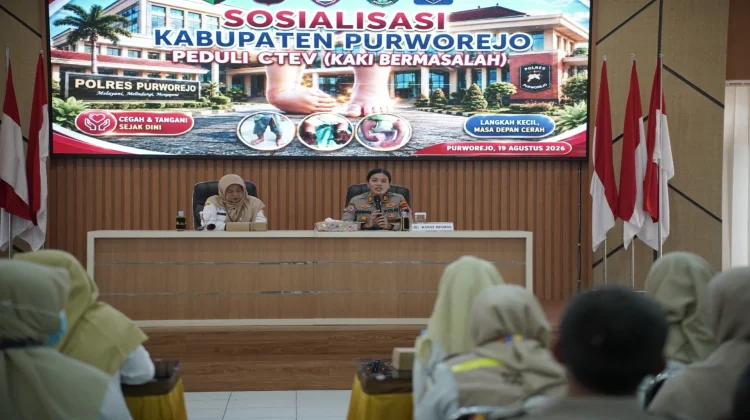 Program Peduli CTEV, Polres Purworejo Gencarkan Deteksi Kelainan Kaki sejak Dini