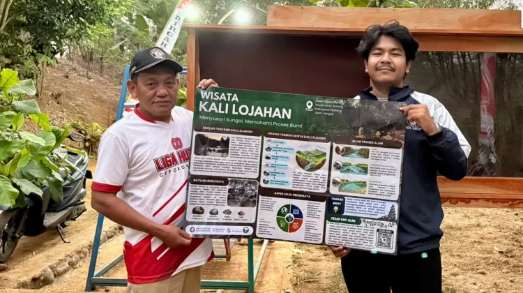 KKN Undip Kembangkan Kali Lojahan Batang Sebagai Wisata Geologi