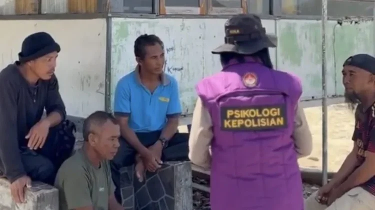 Tim Polda Jateng Temani Warga Manggarai Barat, Pulihkan Rasa Tenang