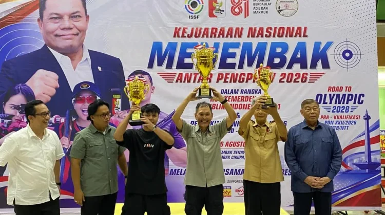 Perbakin Jateng Juara Umum Kejurnas Menembak 2026