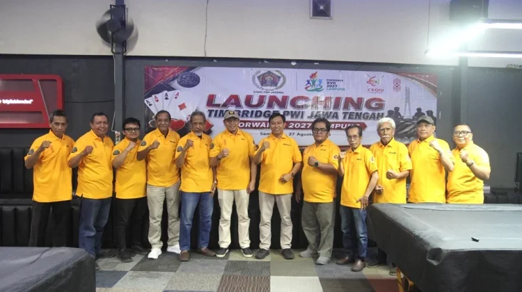 Tim Bridge PWI Jateng Diluncurkan, Manajer Harapkan Hasil Terbaik