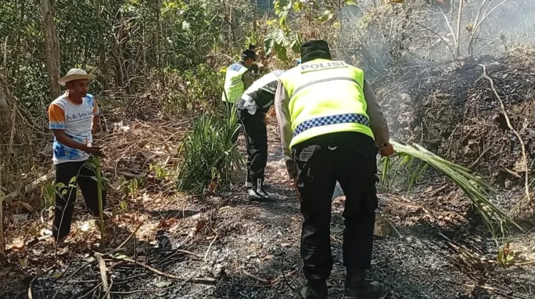 Kebakaran lahan 1,3 Hektar di Kebumen Diduga Akibat Lalai Bakar Sampah