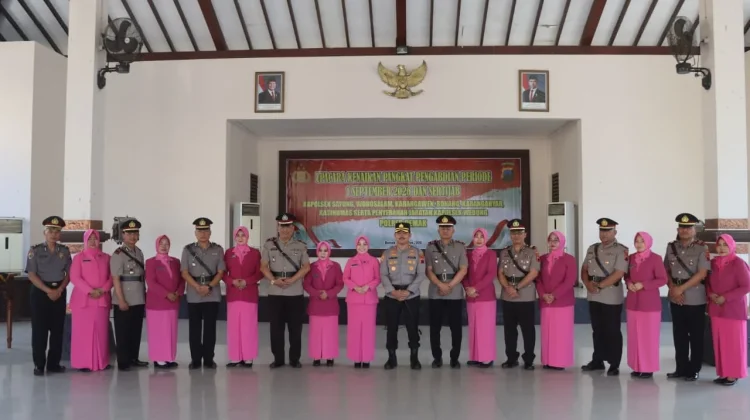 Polres Demak Rotasi Enam Pejabat, Kapolres Tekankan Estafet Amanah