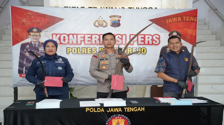 Gagalkan Tawuran Lintas Kabupaten, Polres Purworejo Sita 8 Senjata Tajam