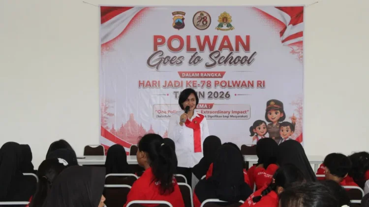 Polwan Jateng Gelar Baksos Kesehatan di Sekolah Rakyat