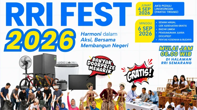 RRI Fest 2026 Dorong Aksi Nyata, Padukan Kepedulian Lingkungan, Kesehatan dan UMKM