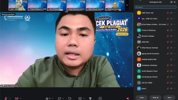 Pelatihan Cek Plagiasi bagi Dosen, UMK Dorong Integritas Karya Ilmiah