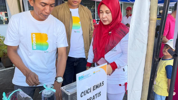 BSI Hadirkan Cuci Emas Gratis di RRI Fest Semarang 2026