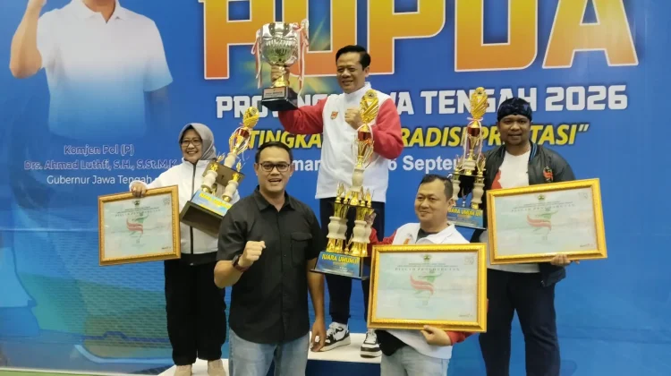 Kadispora : Kekuatan Olahraga di Jateng Merata, Kota Semarang Juara Umum Popda 2026